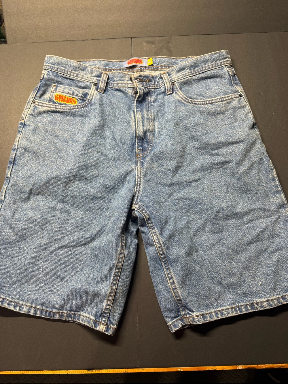 Empyre Men's Light Blue Denim Jean Shorts